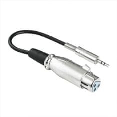 Hama audio redukce XLR zásuvka - jack 3,5mm stereo vidlice