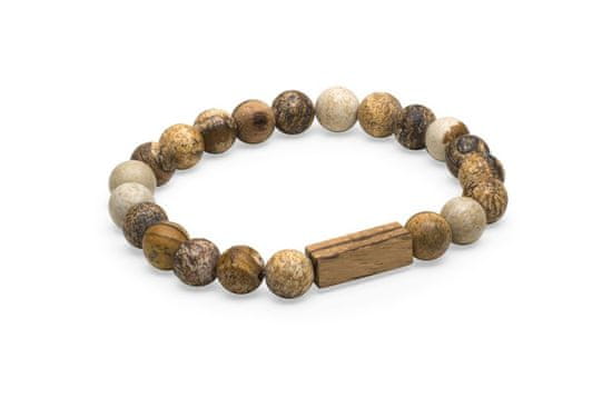 BeWooden Náramek s dřevěnými korálky Corra Bracelet XL = 19-20 cm