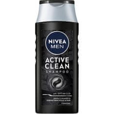 Nivea Šampon s aktivním uhlím pro muže Active Clean 250 ml