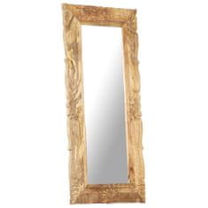 Vidaxl Zrcadlo 110 x 50 cm masivní mangovníkové dřevo