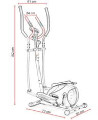 Coden Fitness Eliptický trenažér Coden 700 120 kg 