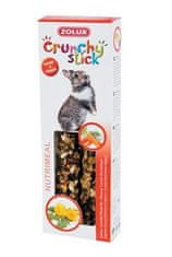 Zolux Pochoutka CRUNCHY STICK mrkev/pamp pro králíky