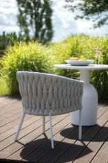 Miloo Home Židle Kampala Bílá 61X62X76 Cm