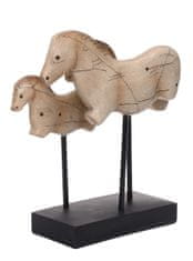 Miloo Home Figurka 3 Koně Starožitná 35X13X39 Cm