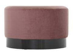 Miloo Home Pouffe Nuevo Nero 55X35Cm Velvet Powder Rose