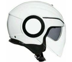 Helma na moto ORBYT E2205 SOLID PEARL WHITE vel. XS