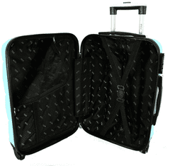 RGL Cestovní kufr skořepinový R720,velký,tyrkysový,85L,72x50x28