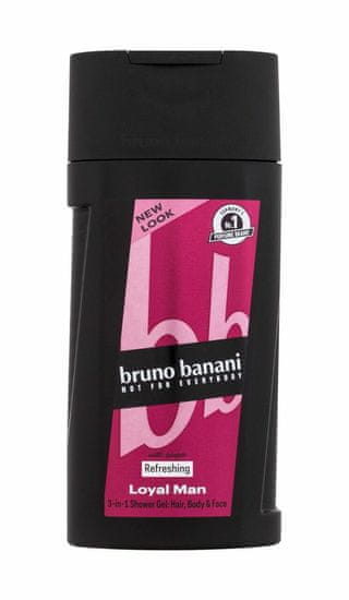 Bruno Banani 250ml loyal man with ginger, sprchový gel