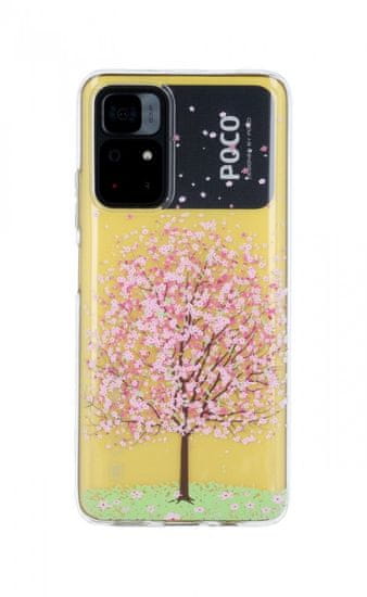 TopQ Kryt Xiaomi Poco M4 Pro 5G silikon Blossom Tree 71224