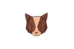 BeWooden Brož Red Cat Brooch červená One size