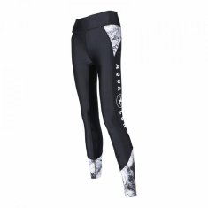 AQUALUNG Dámské lycrové kalhoty LEGGINS AQUA černá/bílá bílá/černá XL - 44