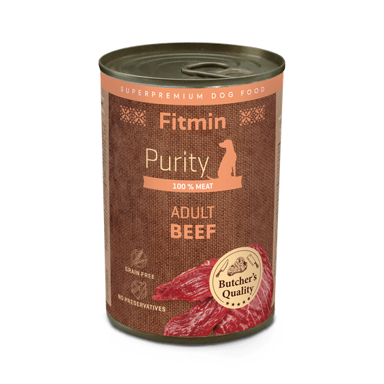 Fitmin Dog Purity Konzerva hovězí 6x400 g