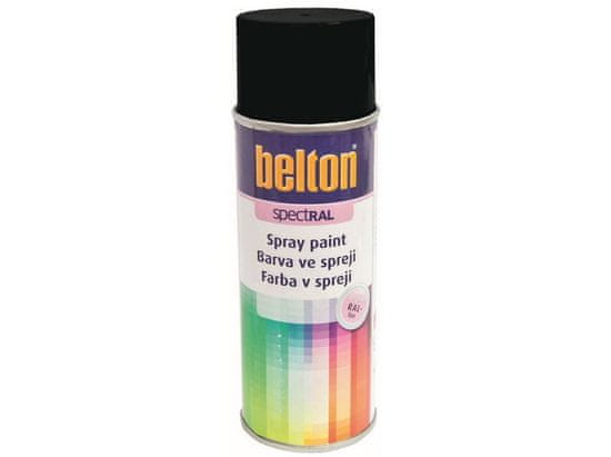 Belton barva ve spreji BELTON RAL 9005pl, 400ml ČER pololesklá