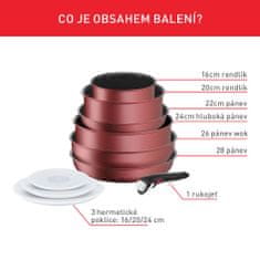 Tefal Sada nádobí 10 ks Ingenio Daily Chef L3989402