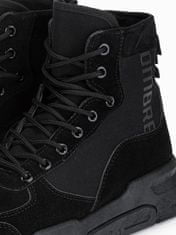 OMBRE Pánské sneakers boty T348 - černá - 40