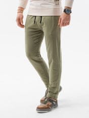 OMBRE Ombre Pánské tepláky P946 - khaki - L