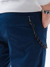 OMBRE Pánské jogger kalhoty P908 - námořnická modrá - L