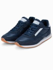 OMBRE Ombre Pánské sneakers boty T310 - námořnická modrá - 45