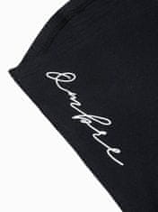 OMBRE Ombre Pánské tričko s potiskem S1387 - černá - XL