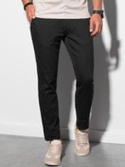 OMBRE Pánské chino kalhoty P156 - černá - L