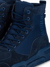 OMBRE Pánské sneakers boty T348 - námořnická modrá - 40