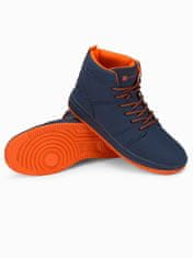 OMBRE Pánské sneakers boty T311 - námořnická modrá - 40
