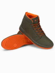 OMBRE Pánské sneakers boty T311 - zelená - 40