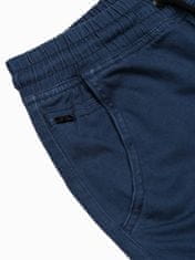 OMBRE Ombre Pánské jogger kalhoty P885 - námořnická modrá - M