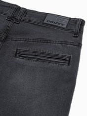 OMBRE Ombre Pánské riflové kalhoty P937 - černá - XL