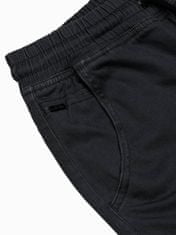 OMBRE Pánské jogger kalhoty P885 - černá - L