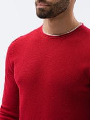 OMBRE Pánský svetr E121 - červená - L