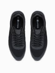 OMBRE Pánské sneakers boty T361 - černá - 41