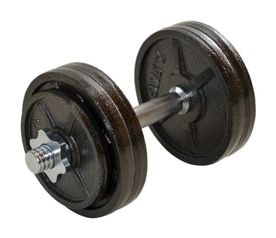 FitnessLine Jednoruční nakládací činka - 15 kg