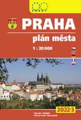 Praha plán města - 1 : 20 000