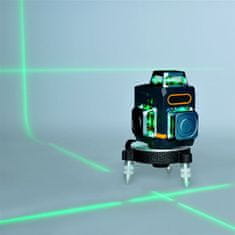 Solight  Profi laserová vodováha 12 linií, 360°, zelený laser