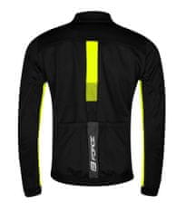 Force Bunda FORCE FROST softshell, černo-fluo, vel. L