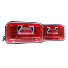 motoLEDy Velký trojúhelník LED světla, dynamický směr L + R, 12-24V soubor