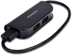 AXAGON externí 4x USB2.0 READY BLACK hub