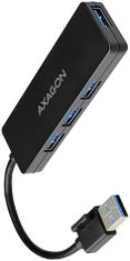 AXAGON HUE-G1A, 4x USB 3.2 Gen 1 SLIM hub, kabel Type-A 14cm napevno