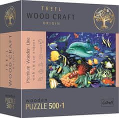 Trefl TREFL Wood Craft Origin puzzle Život v moři 501 dílků