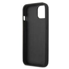 Karl Lagerfeld KLHCP13SOKPK hard silikonové pouzdro iPhone 13 Mini 5.4" black Saffiano Ikonik Karl`s Patch