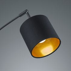 TWM stojací lampa Tommy 200 cm 5x E14 ocel 28W matná černá