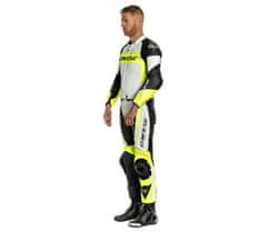 Dainese kombinéza MISTEL 2PCS LEATHER SUIT WHITE/FLUO-YELLOW/BLACK - vel. 58