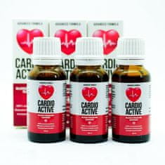 CARDIO ACTIVE Přírodní kapky pro regulaci krevního tlaku a celkové zdraví kardiovaskulárního systému 3 x 20 ml