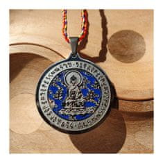 Feng shui Harmony Medicínský amulet Buddha se zrcadlem