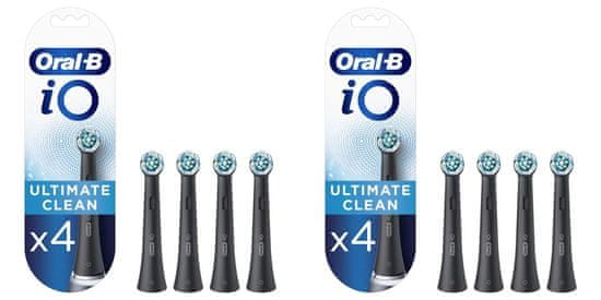 2x Oral-B iO Ultimate Clean černé kartáčkové hlavy