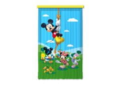 AG Design Dětský foto závěs DISNEY MICKEY NA LANĚ 140 x 245 cm 