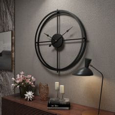 Designové nástěnné hodiny LUX Black 40cm
