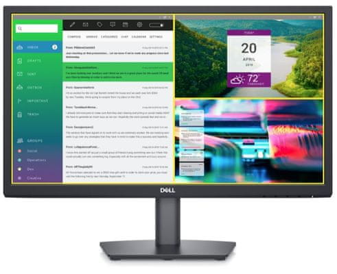 Monitor DELL E2223HN displej 21,5 palcov 16:9 HDMI VGA elegantný dizajn blue light Comfort View 60 Hz