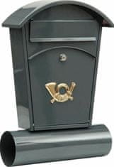 Vorel Letter Box 380 X 320 X 105 Mm Černý